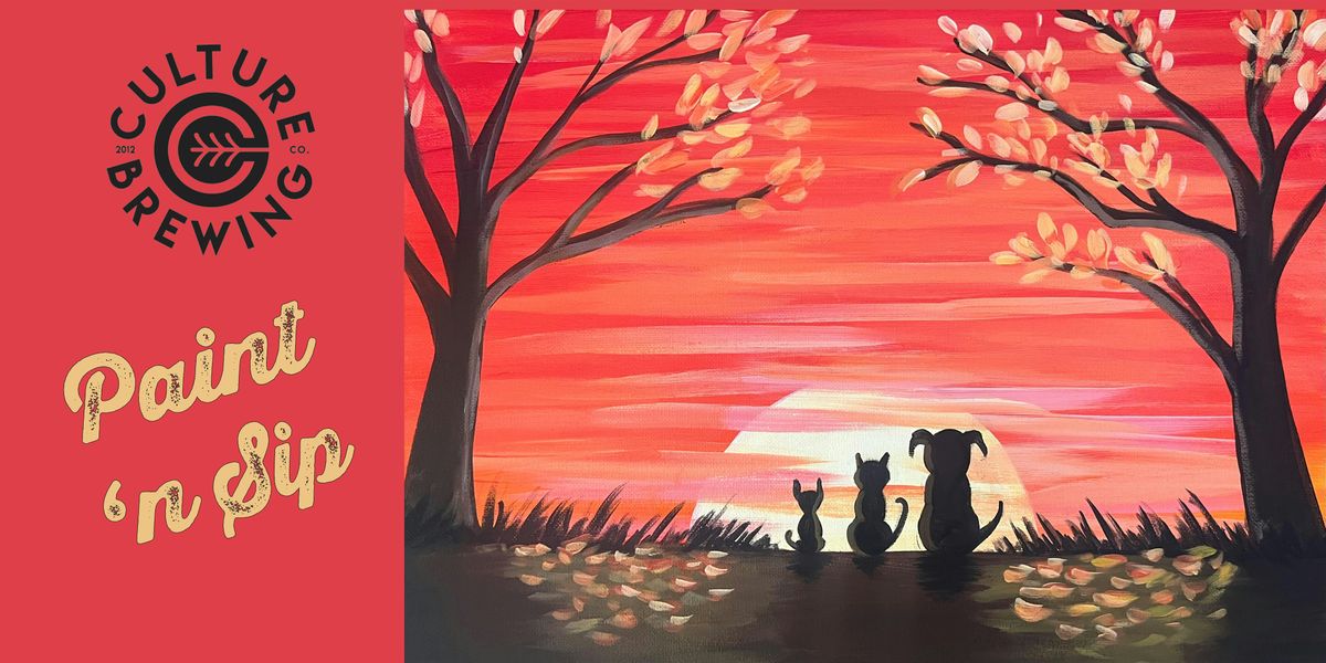 Sunset  Buddies- Paint and Sip - Solana Beach