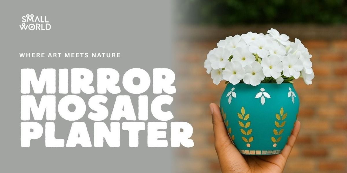 Mirror Mosaic Planter