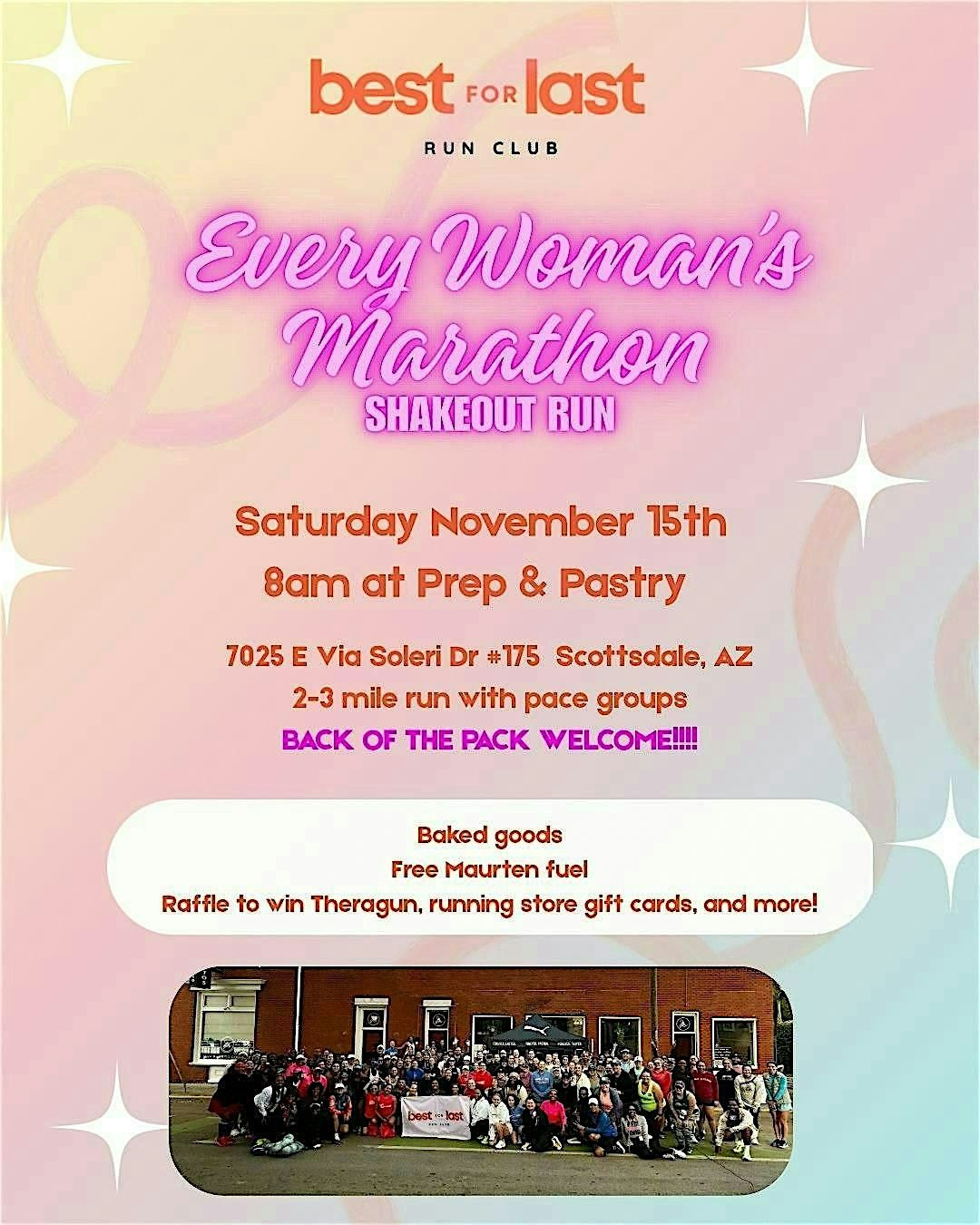 Best For Last Every Woman\u2019s Marathon Shakeout Run