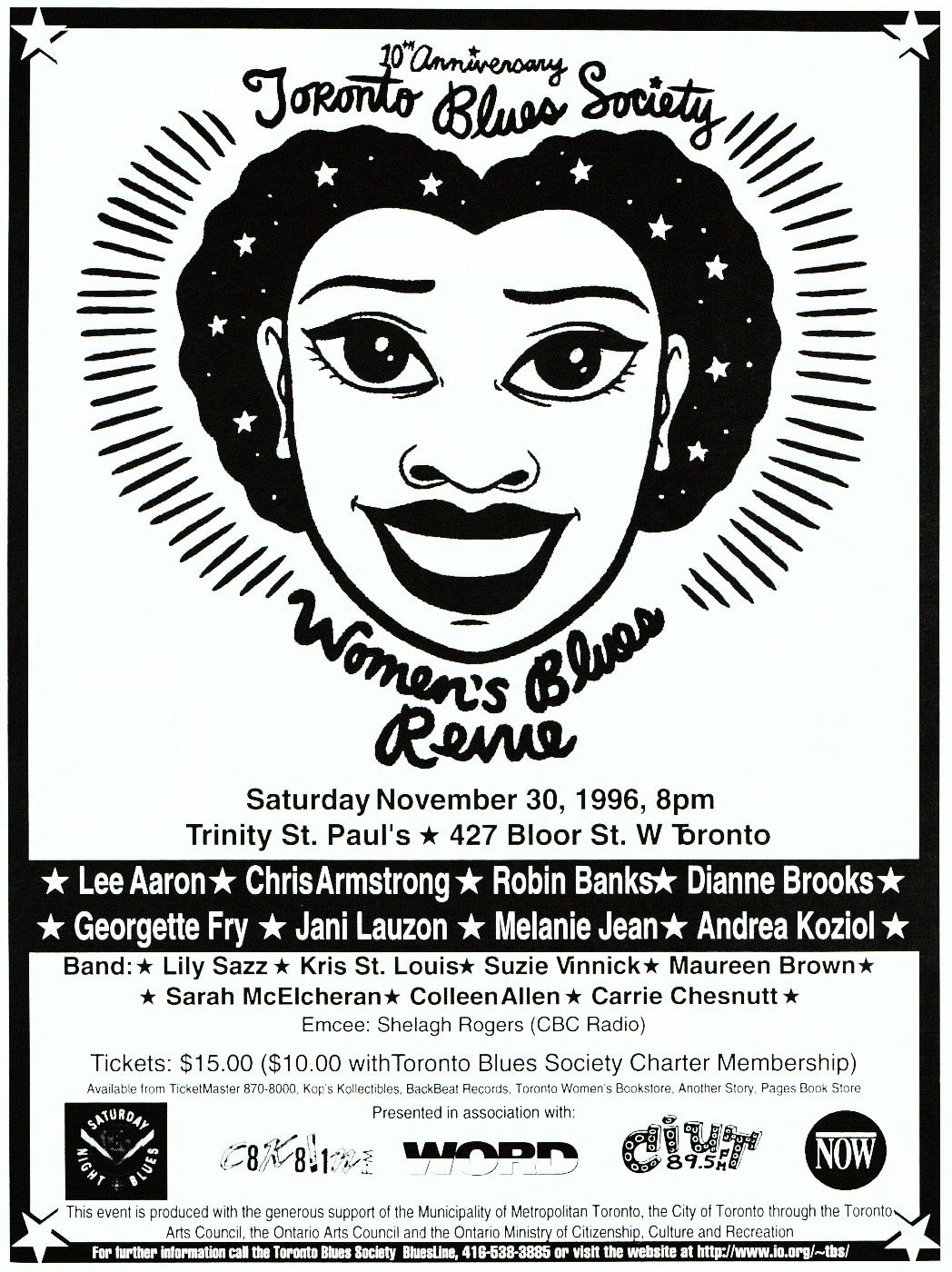 Toronto Blues Society - Womens Blues Revue at Roy Thomson Hall