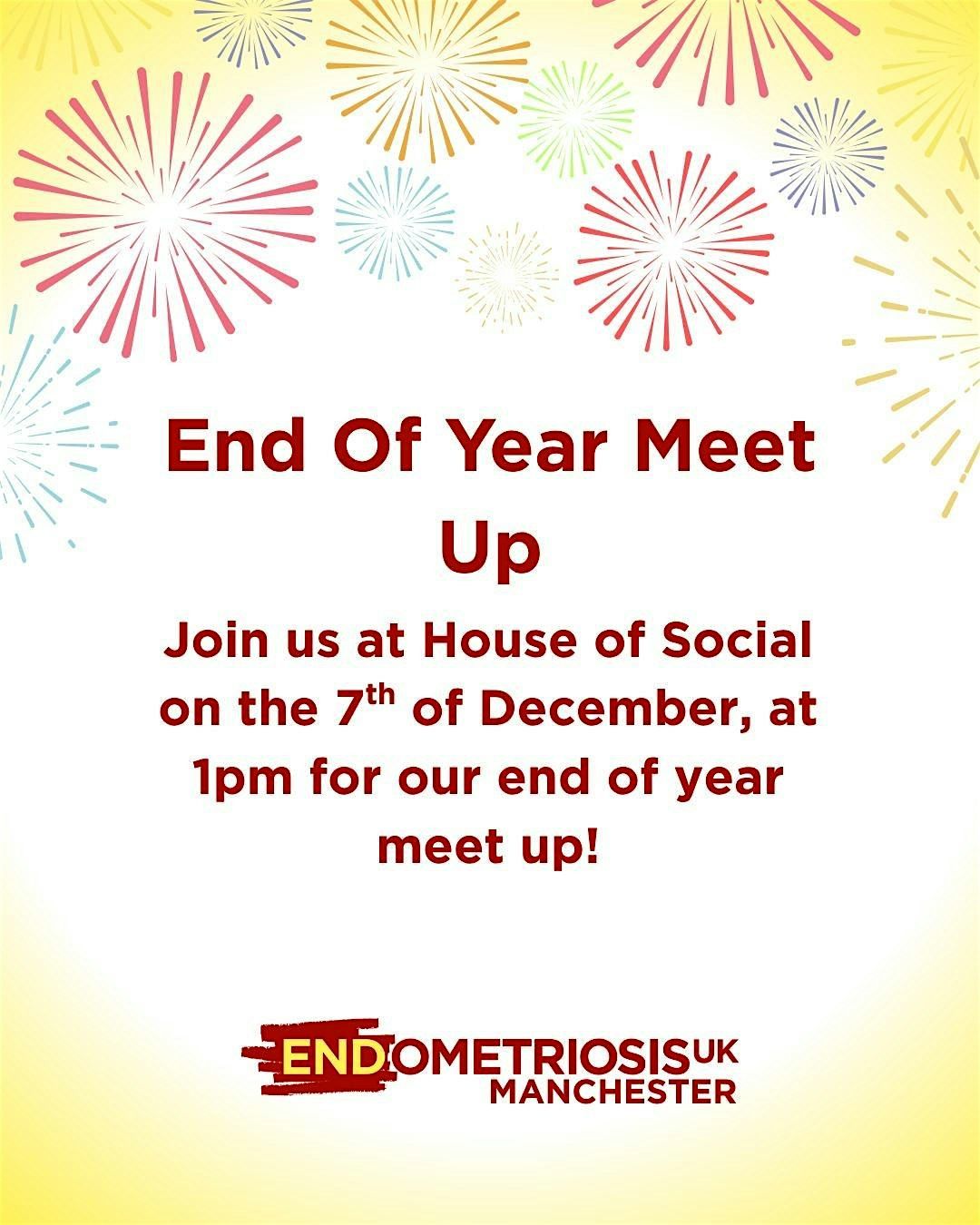 Manchester Support Group - Endometriosis UK - meet up