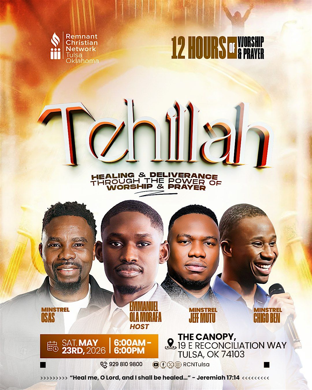 TEHILLAH - 12 Hours of Worship & Prayer