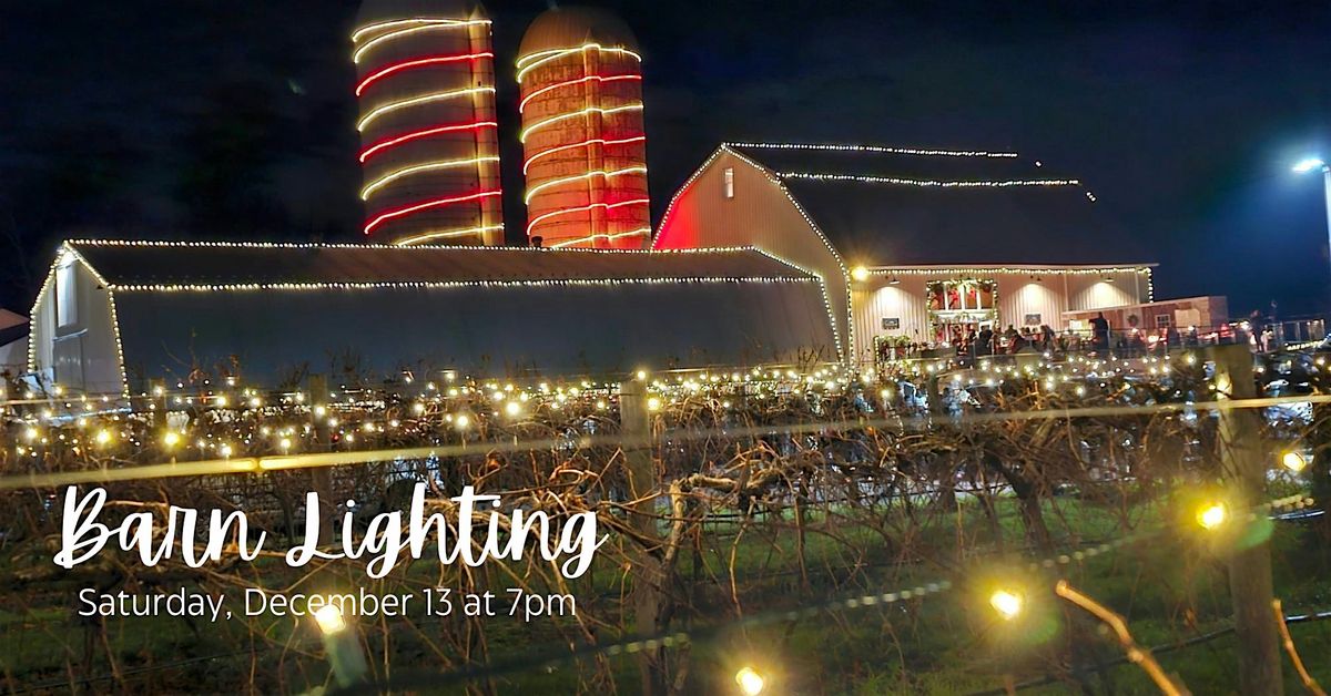 Barn and Vineyard Illumination at Bishop Estate Vineyard & Winery