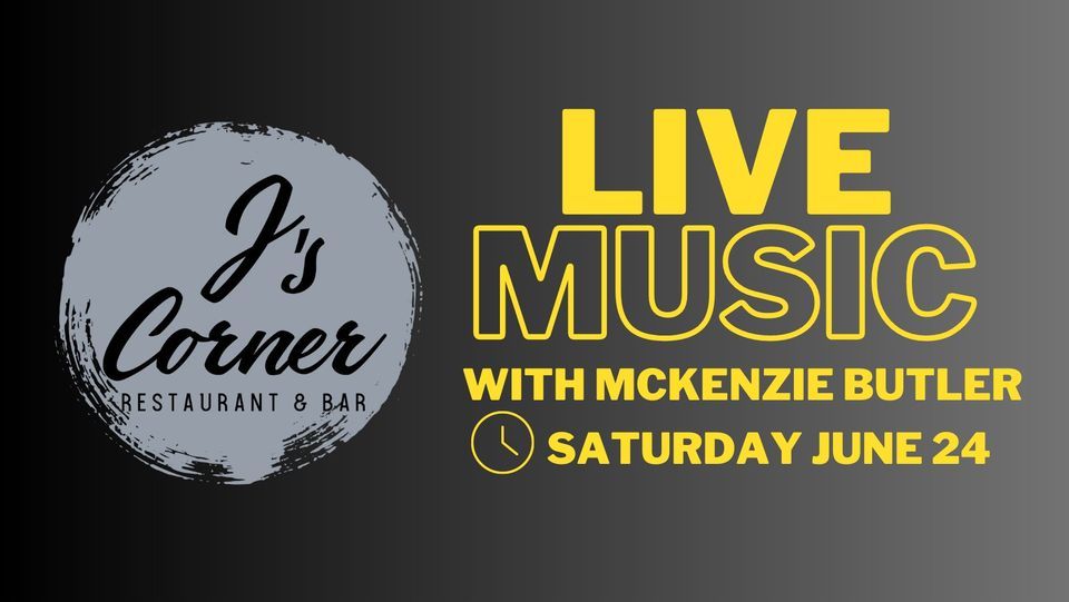 Live Music: McKenzie Butler | J's Corner, Columbia, SC | June 24, 2023