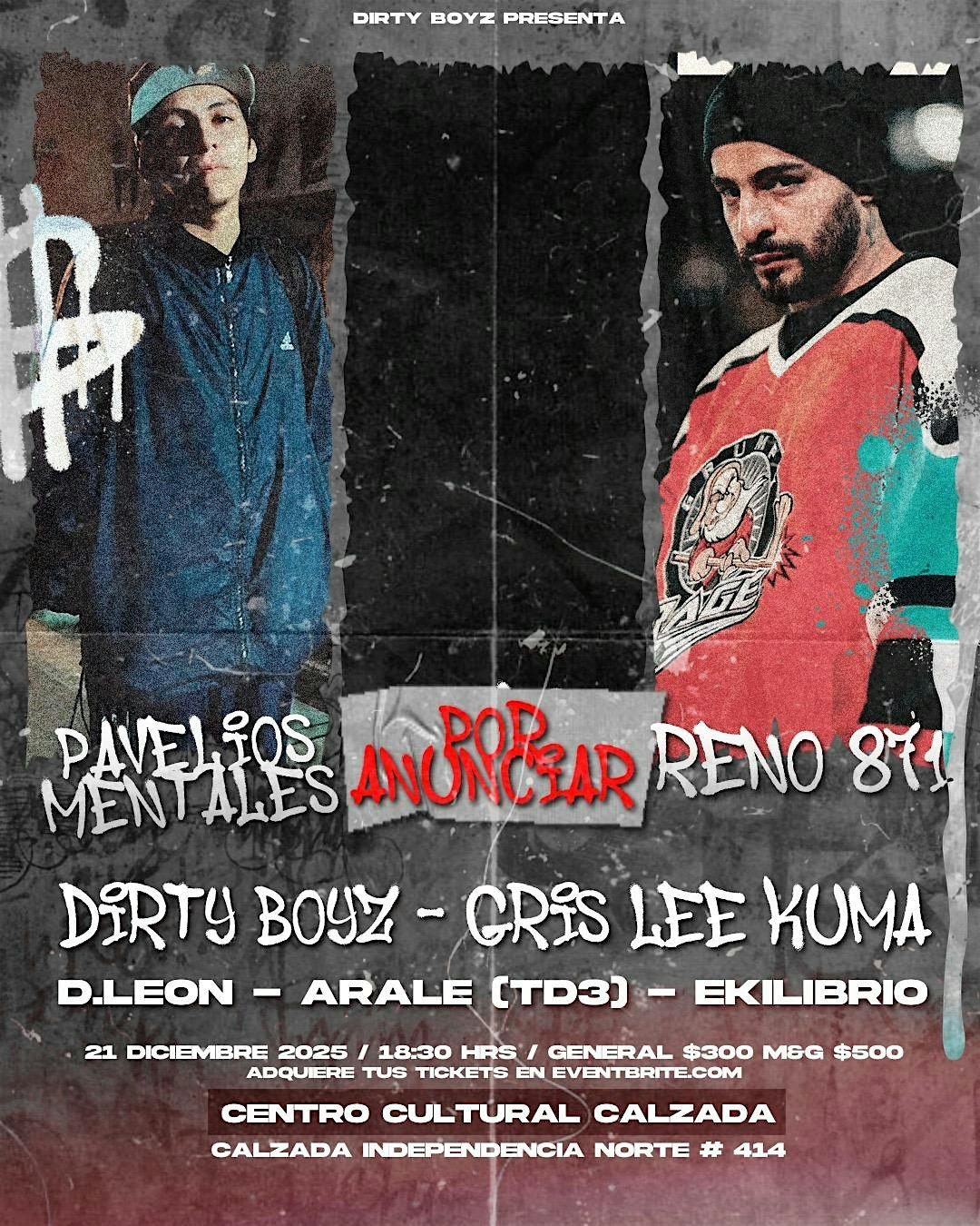 DIRTY CHRISTMAS en Guadalajara x PAVEL, RENO x ???