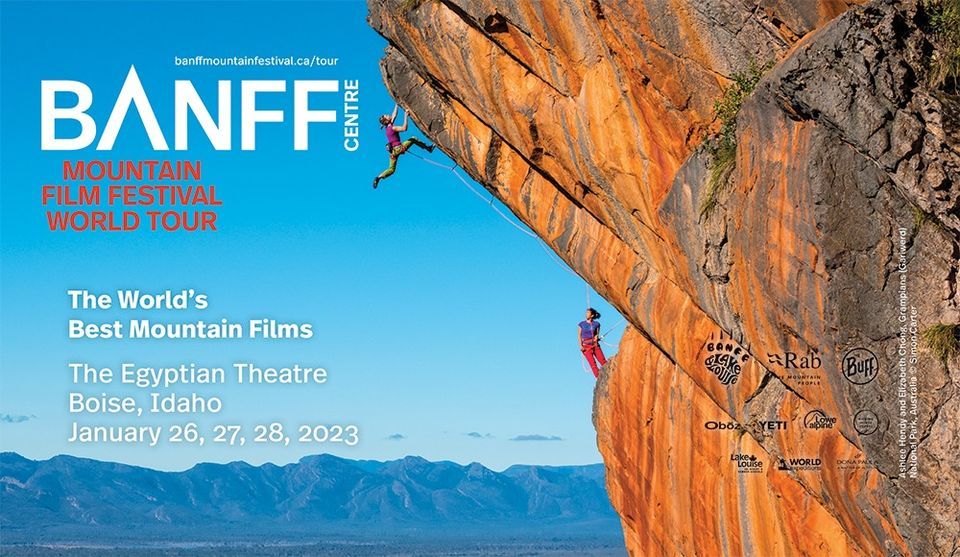 BANFF FILM FESTIVAL The Egyptian Theatre, Boise, ID January 26, 2023