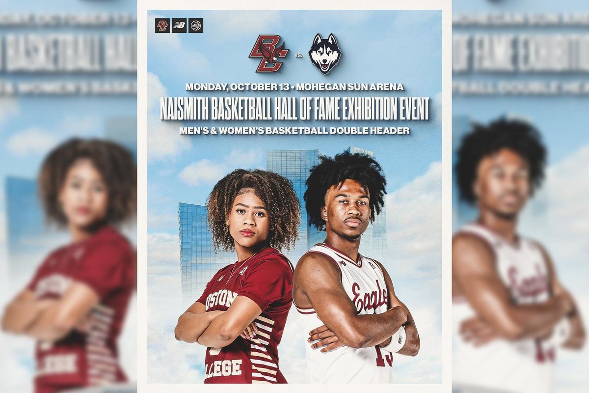 Naismith Basketball Hall of Fame Exhibition: UConn vs Boston College (Mens)