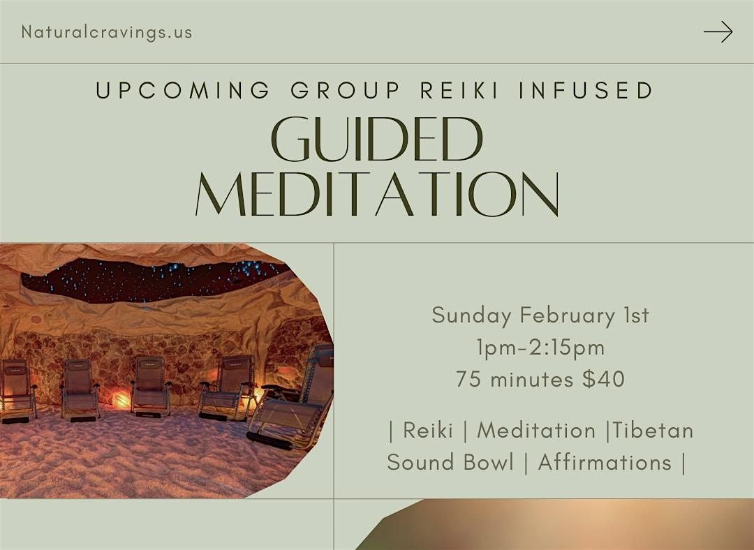 Reiki infused Guided Meditation in a Salt Cave, Soundbath, Affirmations ...
