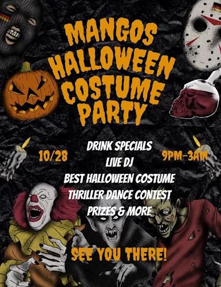 MANGOS HALLOWEEN COSTUME PARTY Mangos Caribbean Restaurant Mangos