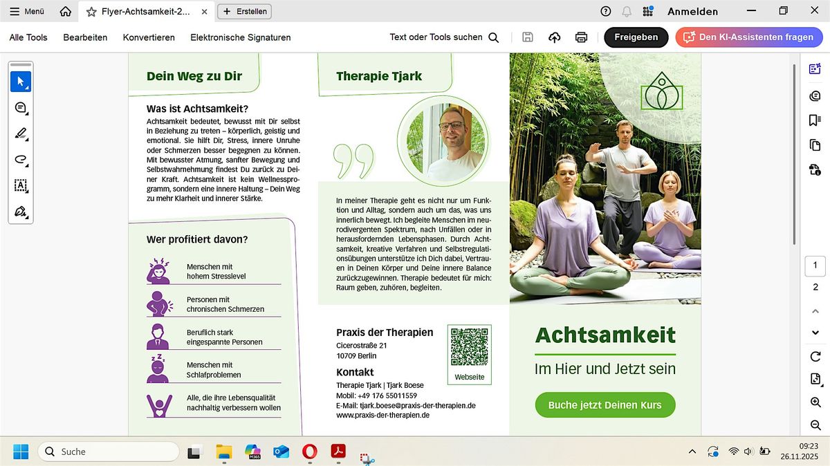 Achtsamkeit im Hier und Jetzt - Einladen und Loslassen