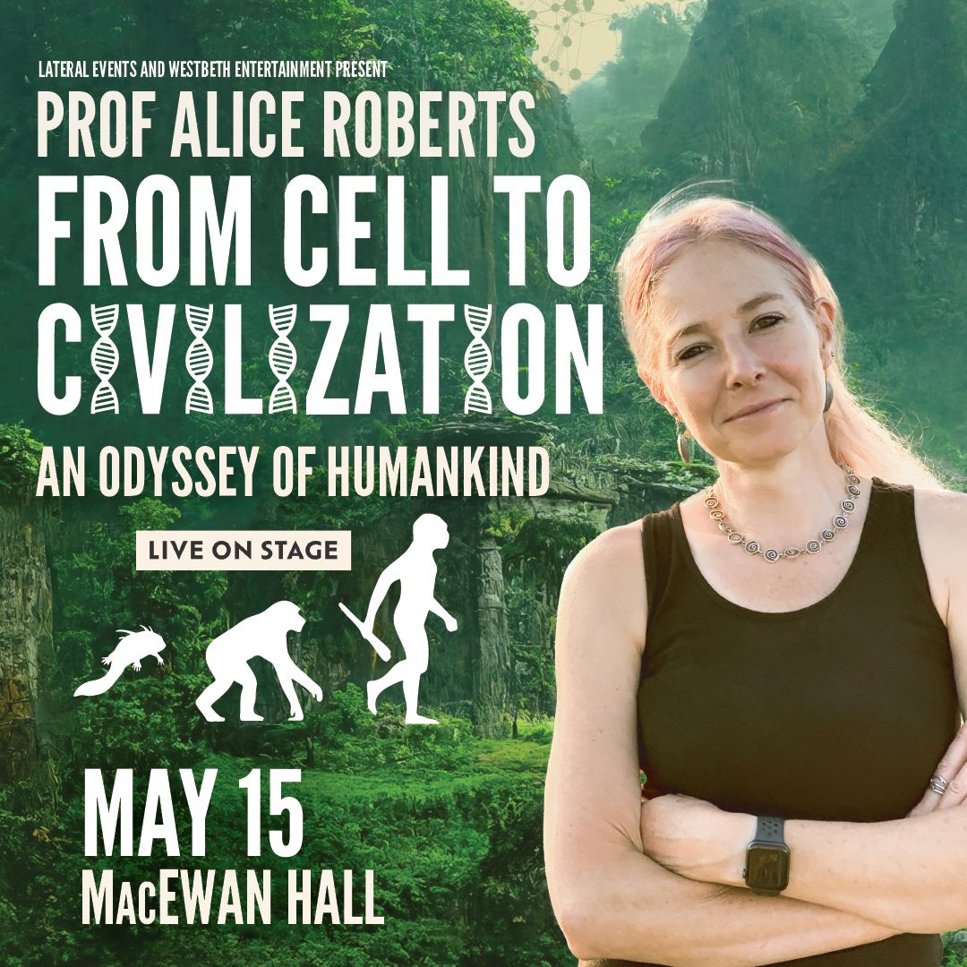 Professor Alice Roberts at Pavilion Theatre - Glasgow