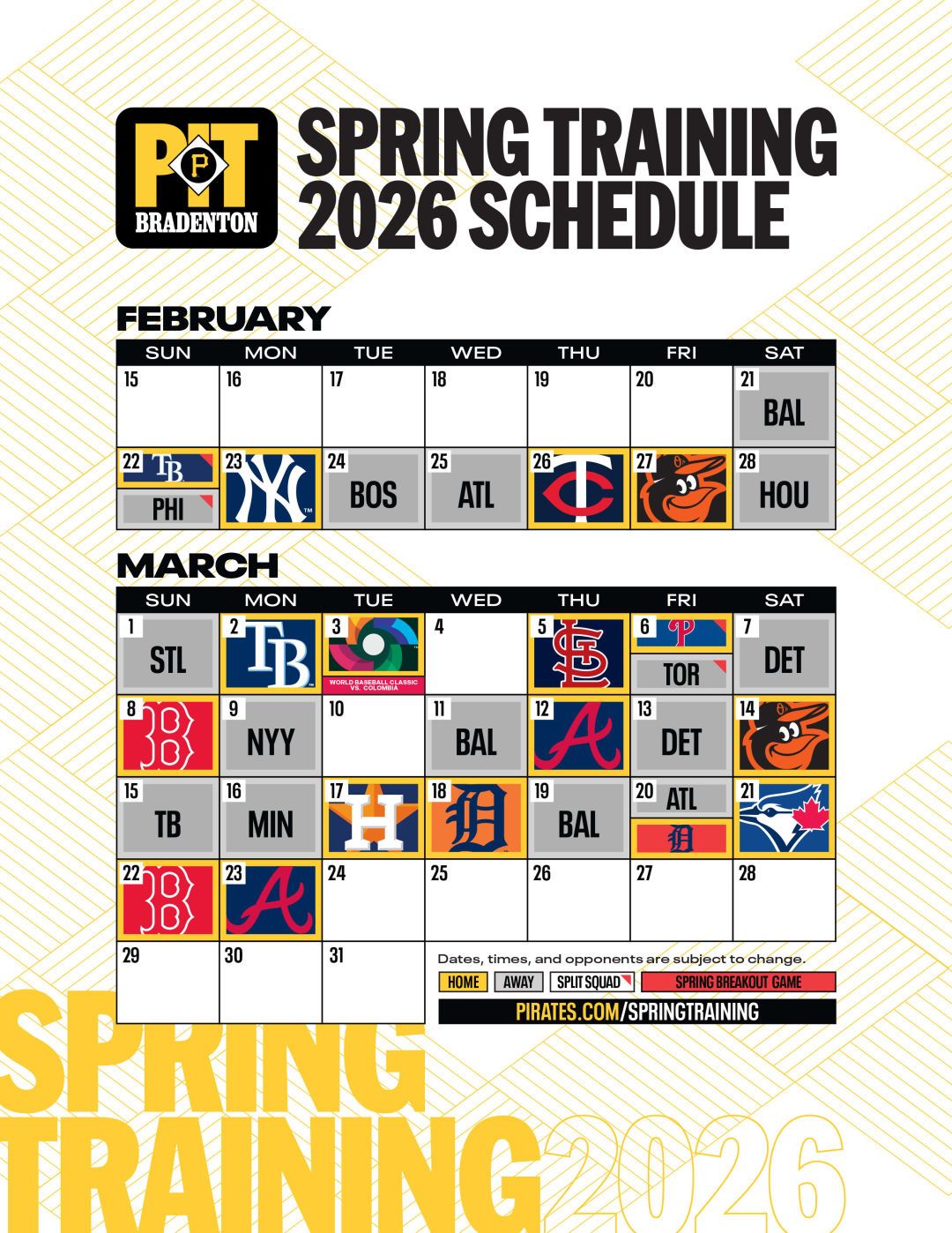 Spring Training: Pittsburgh Pirates vs. St. Louis Cardinals