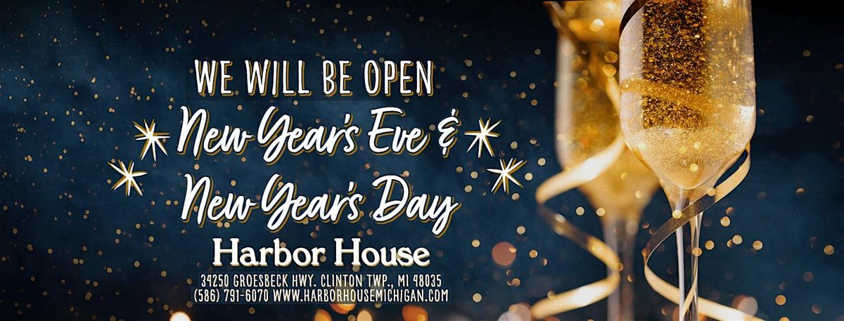 Celebrate New Year's Eve & New Year's Day at Harbor House!