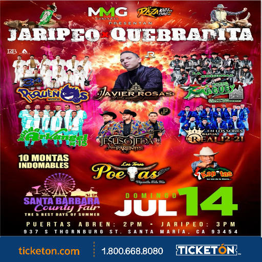 JARIPEO QUEBRADITA | Santa Maria Fairpark | June 29 to July 14