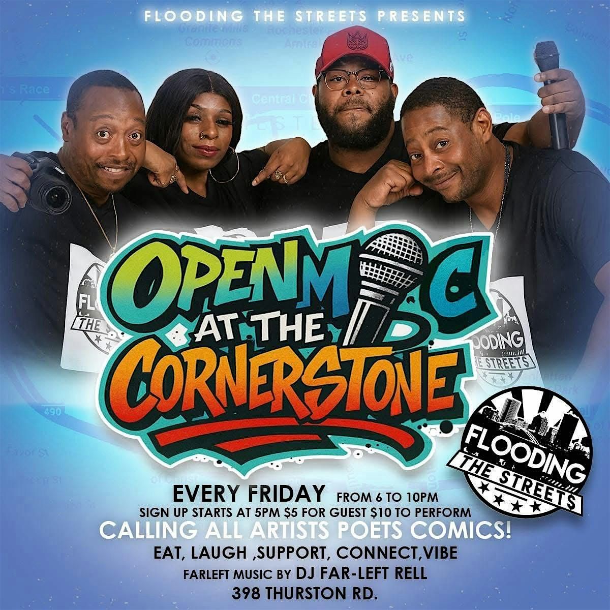 Open mic at the cornerstone