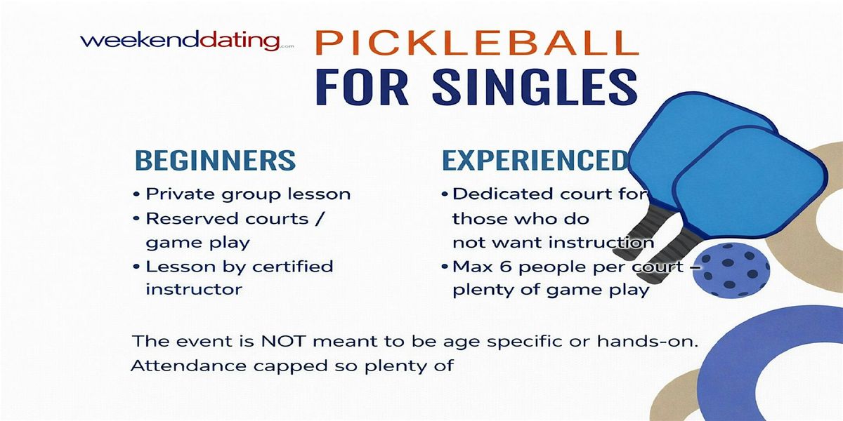 Pickleball Singles Clinic\/Social Long Island