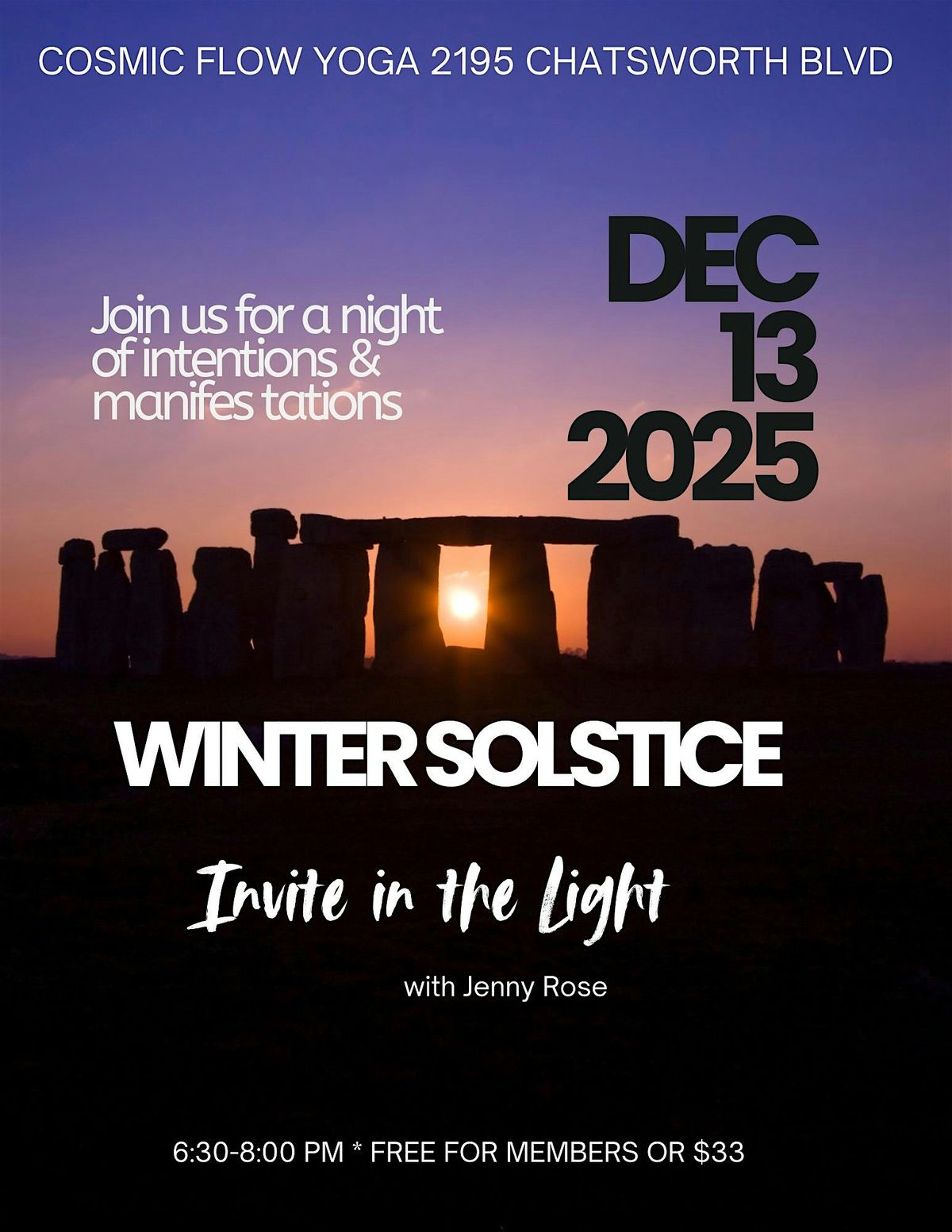 Welcoming Winter Solstice- Invite in the Light