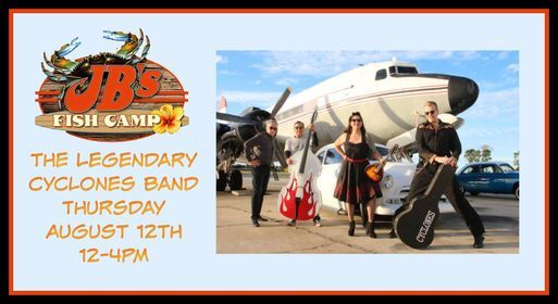 The Legendary Cyclones Band At Jbs Fish Camp Jb S Fish Camp New Smyrna Beach Fl August 12 21