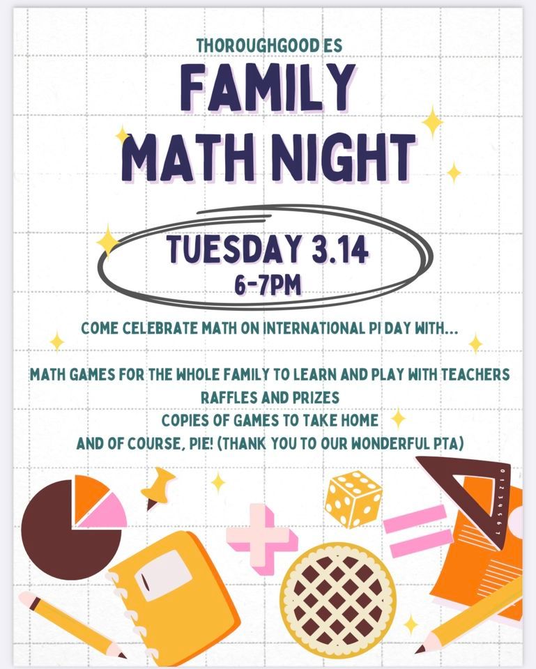 TES Family Math Night | Thoroughgood Elementary , Virginia Beach, VA ...
