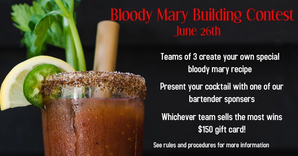 Bloody Mary Building Contest O'Gannigans, Prince Frederick, MD June