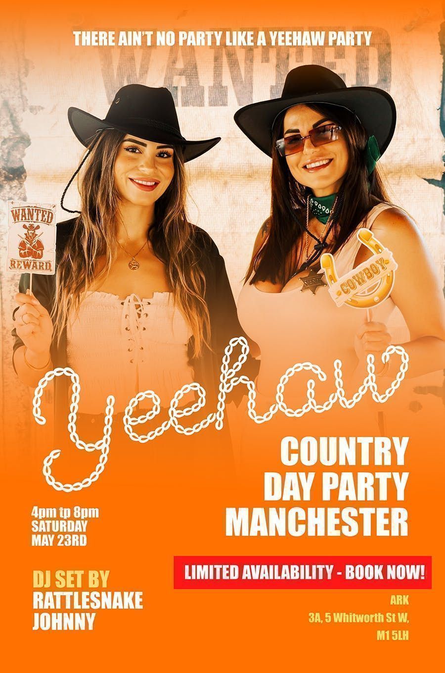 YEEHAW! COUNTRY DAY PARTY. MANCHESTER\ud83d\udea8Don\u2019t miss out