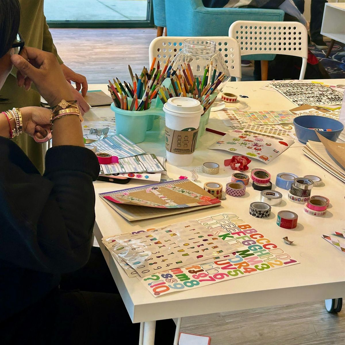 Junk Journaling craft workshop in Montgomery County, Md.