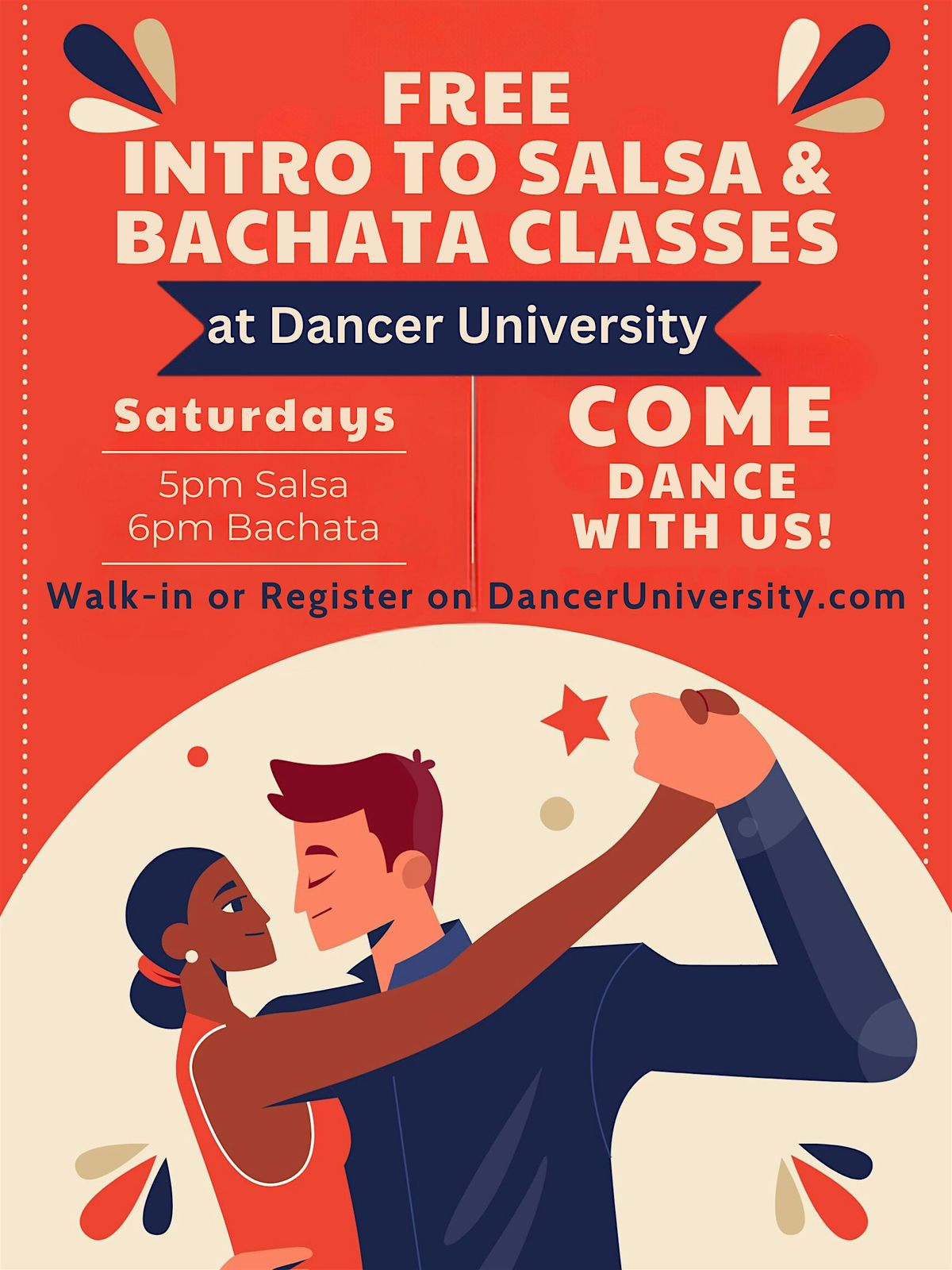 Free Intro to Salsa and Bachata Classes