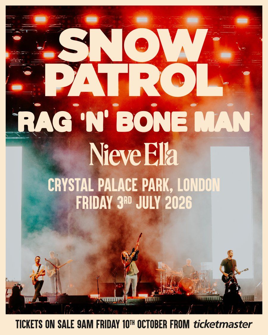 Snow Patrol London Tickets
