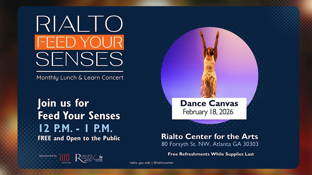 Feed Your Senses: Free Lunchtime Concert Series at the Rialto Center
