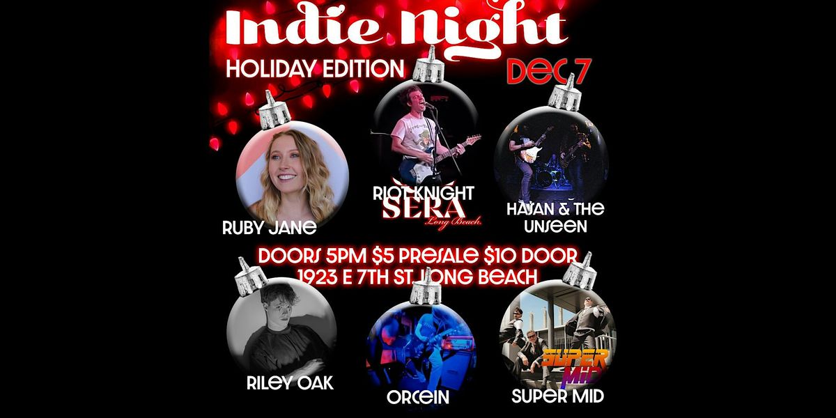 Indie night: Holiday Edition