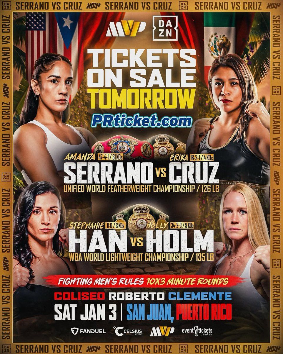 MVP - Most Valuable Promotions: Amanda Serrano vs Erika Cruz at Coliseo Roberto Clemente