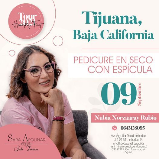 CURSO PEDICURE EN SECO CON ESPÍCULA | Nub Nails, Tijuana, MX | September 9,  2021