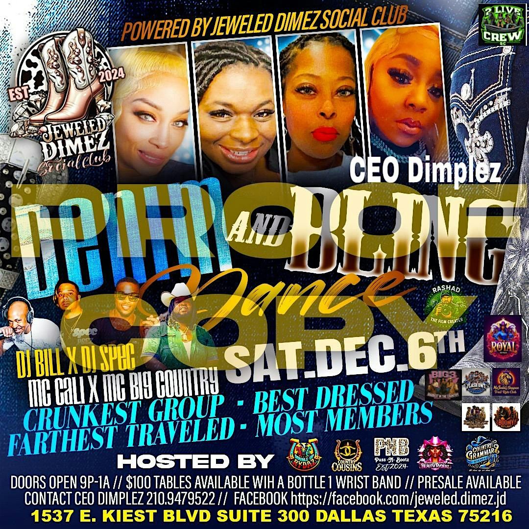 Jeweled Dimez social club Denim & Bling Bash