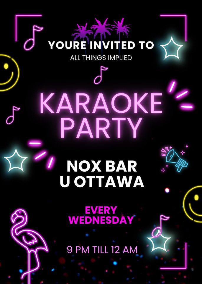 Nox Public House and Eatery Karaoke | NOX Eatery & Public House ...