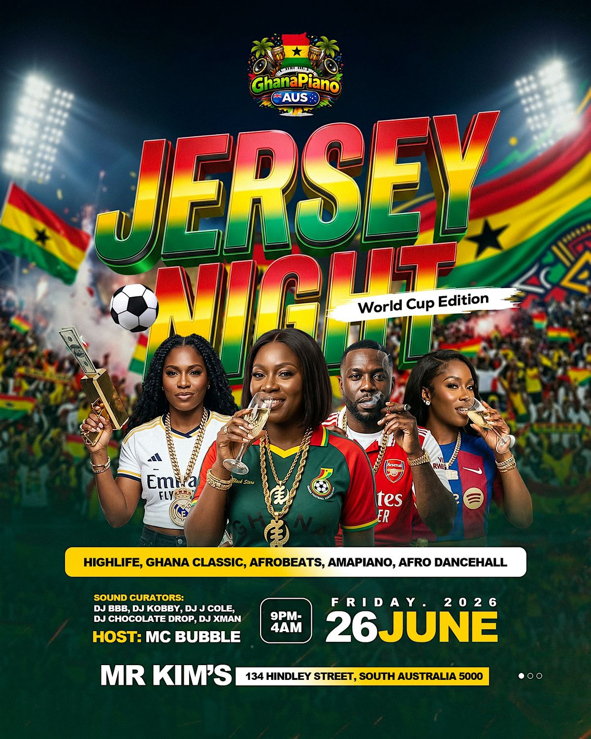 JERSEY NIGHT \u2013 World Cup Edition \u26bd