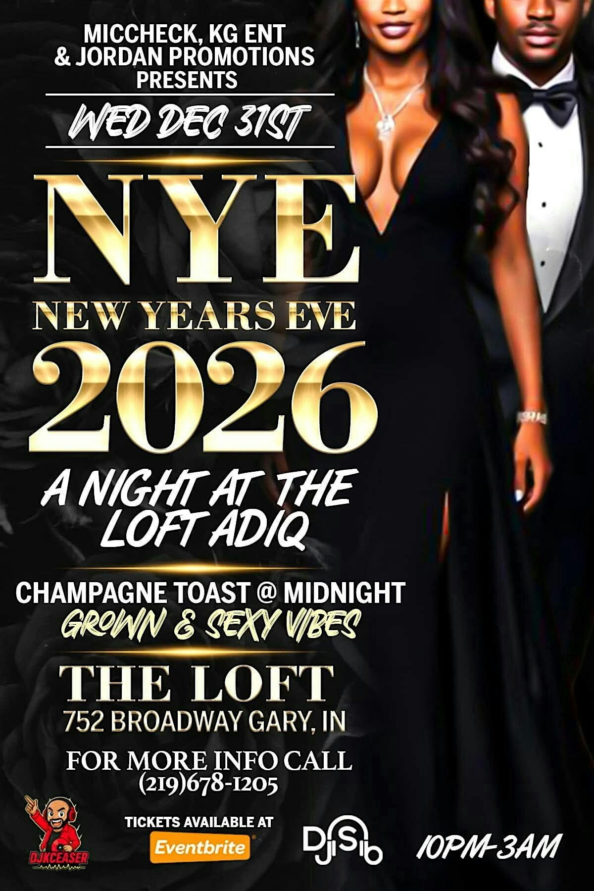 Mic Check Presents A Night at The LOFT NYE Celebration