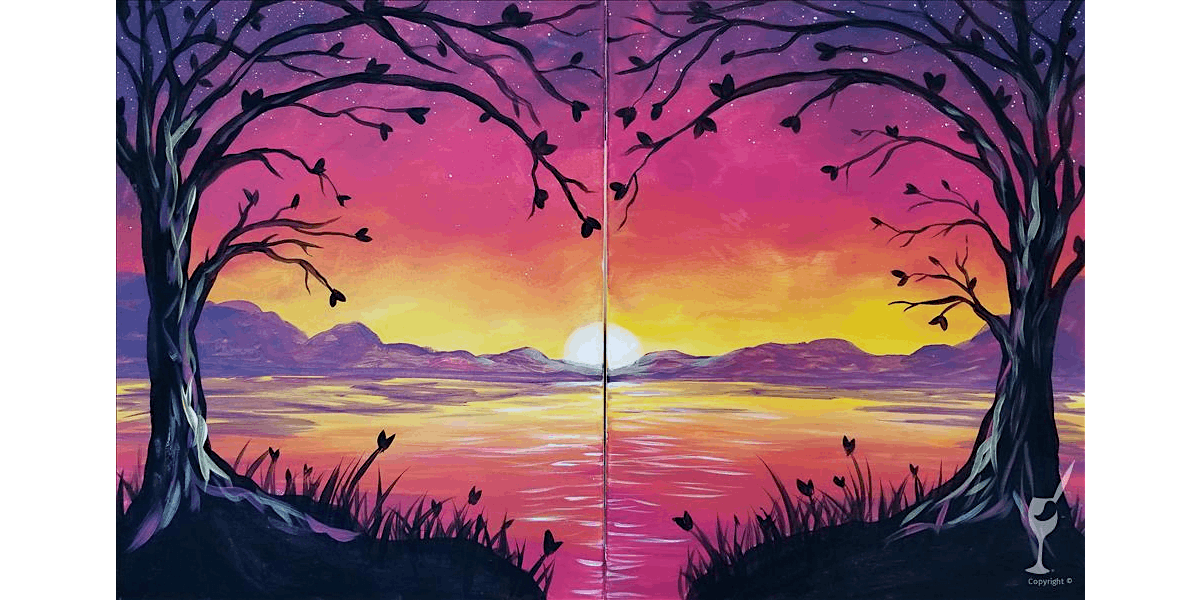 Pink Sunset - Paint and Sip in New Braunfels | Classpop!\u2122