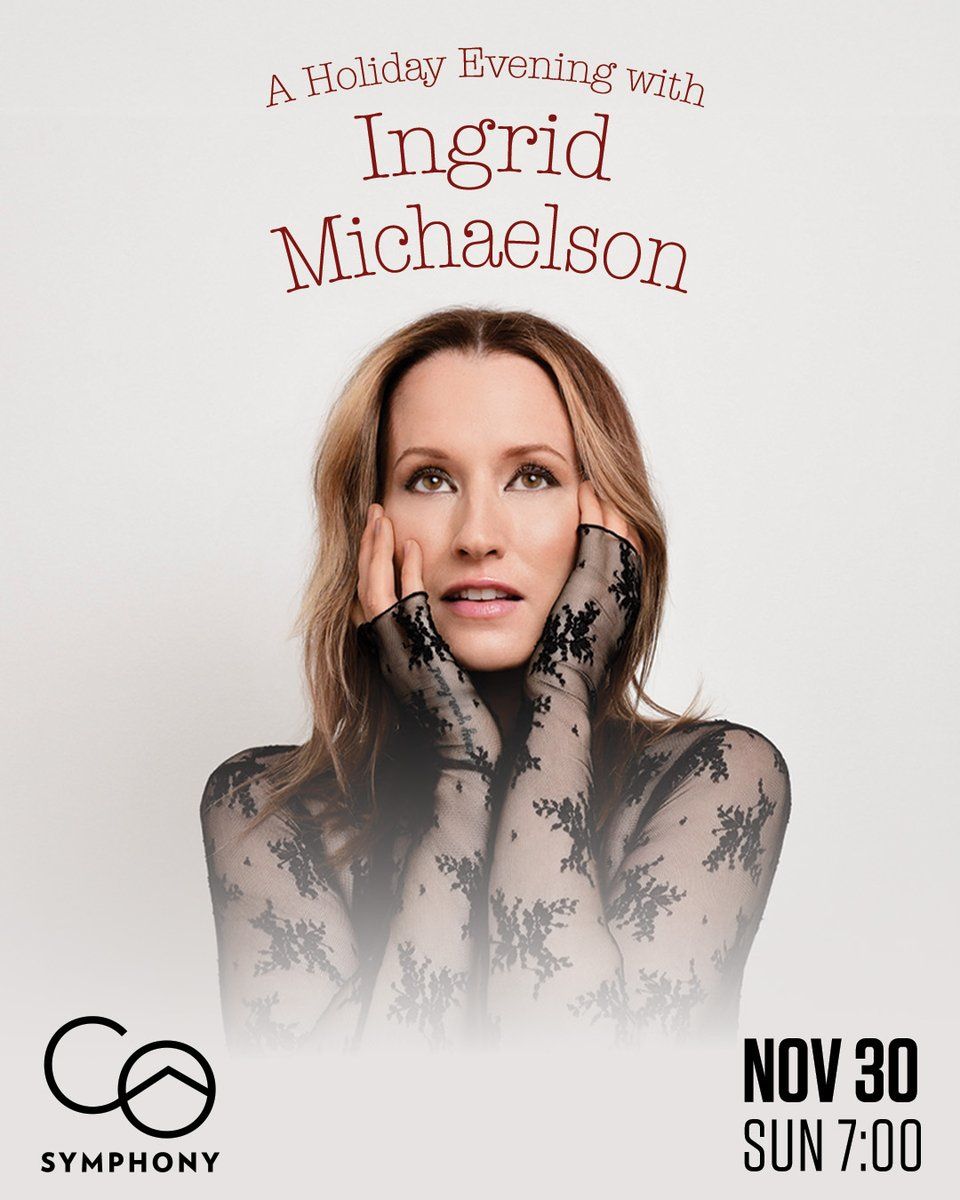 A Holiday Evening with Ingrid Michaelson at Boettcher Hall