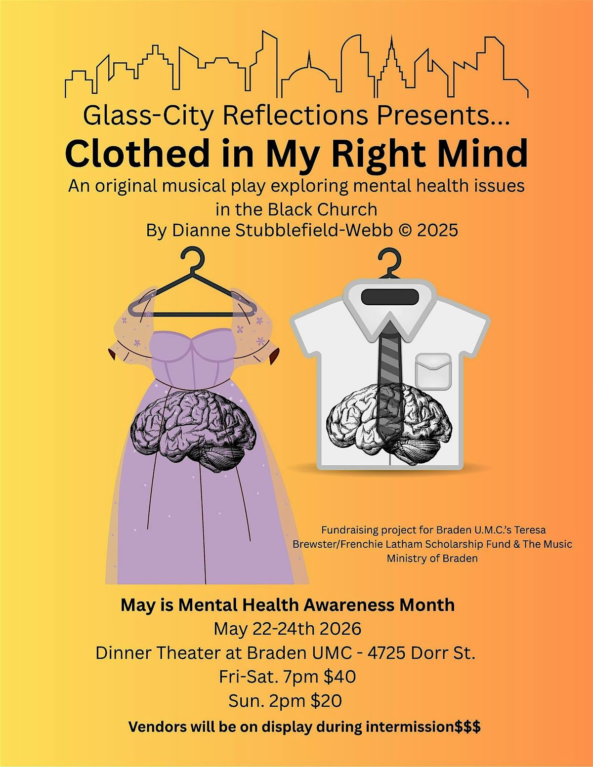 Clothed in my right mind musical play