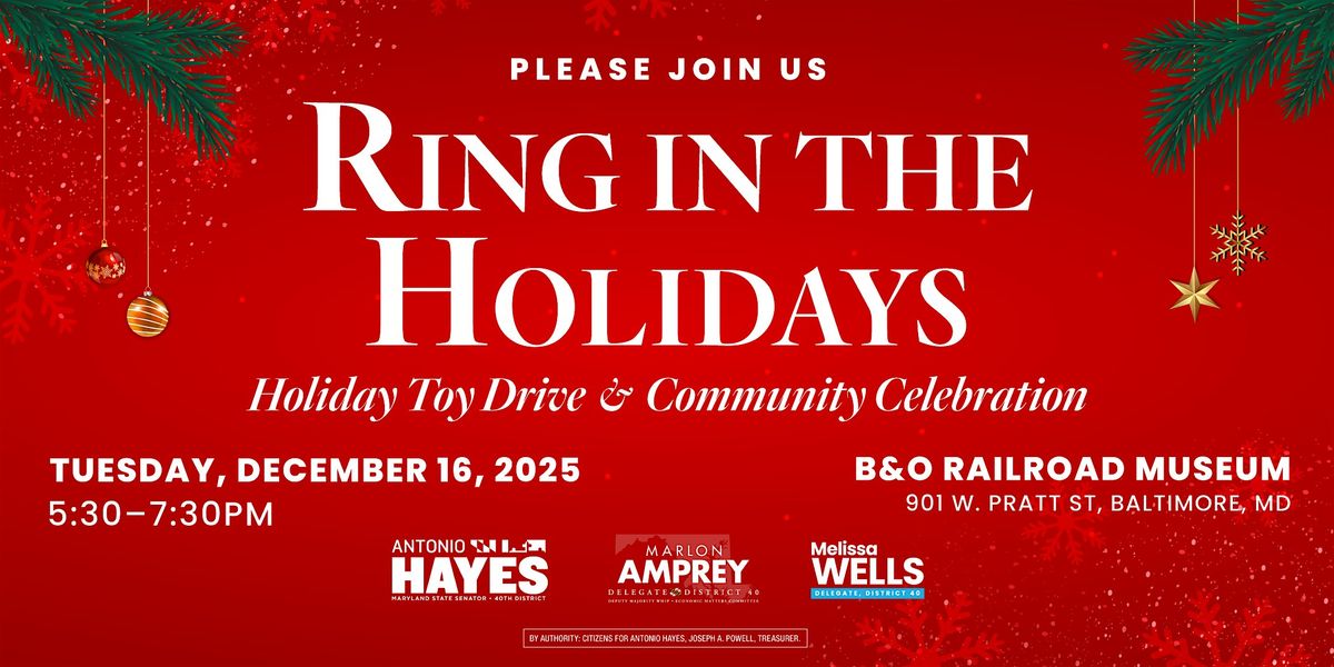 Ring in the Holidays presented by Senator Antonio Hayes