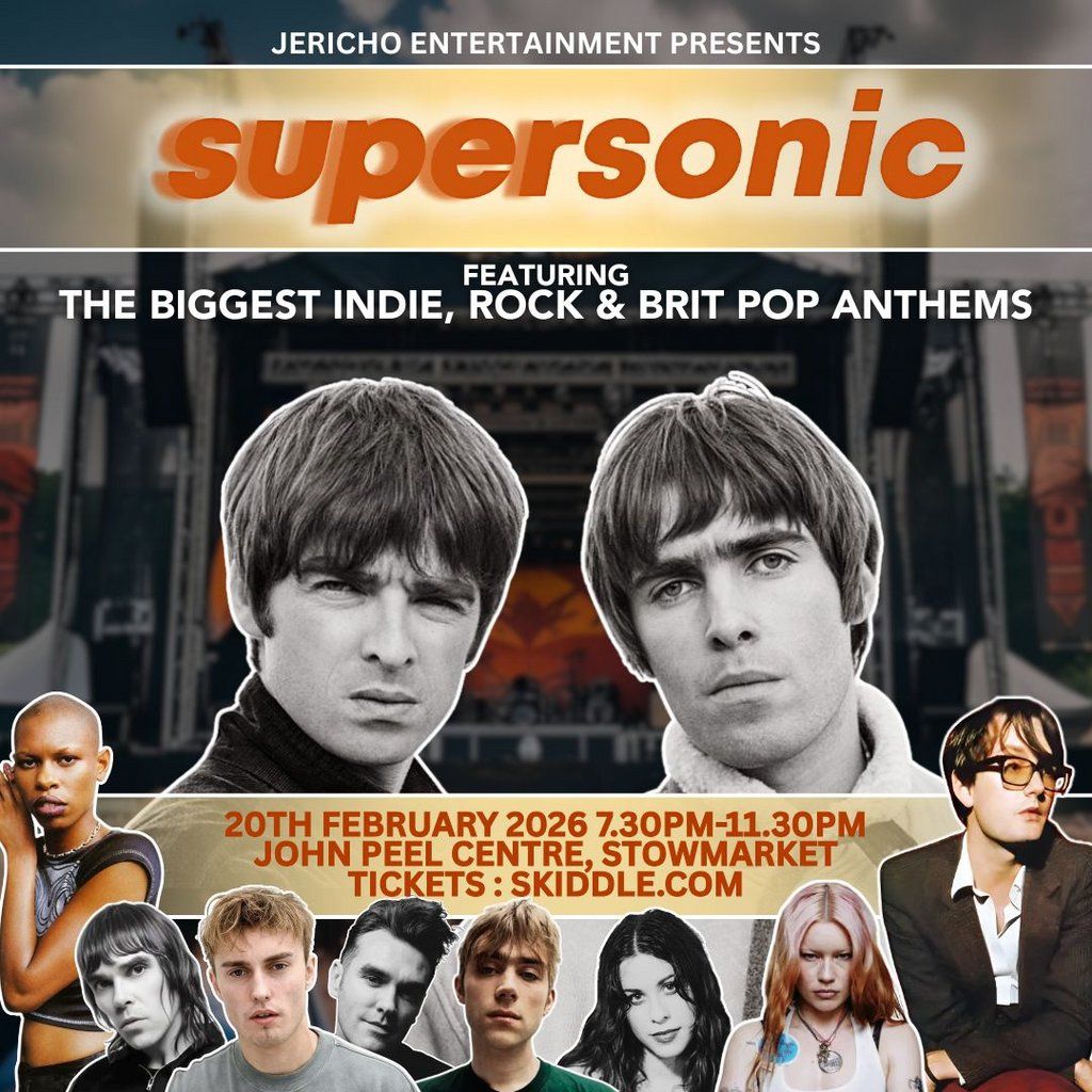 Supersonic - Indie Rock & Brit Pop Anthems - Stowmarket