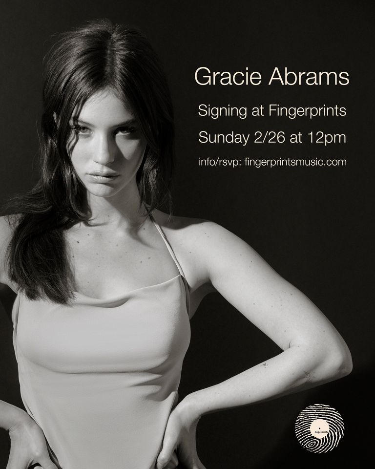 Gracie Abrams Signing Good Riddance CD at Fingerprints | Fingerprints ...