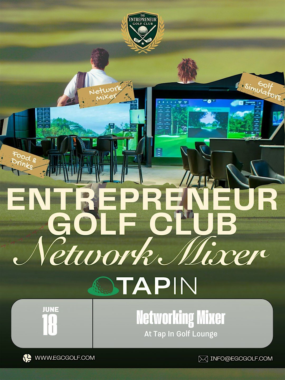 Entrepreneur Golf Club Monthly Networking Mixer at Tap In