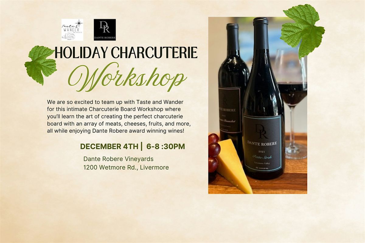 Holiday Themed Charcuterie Workshop