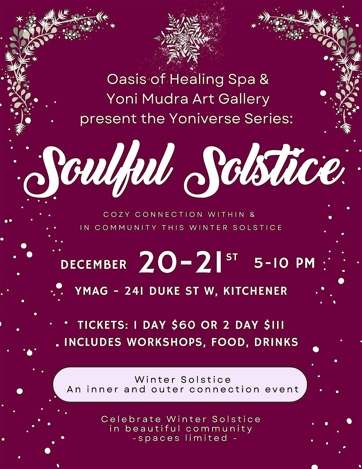 Soulful Solstice at Yoni Mudra Art Gallery