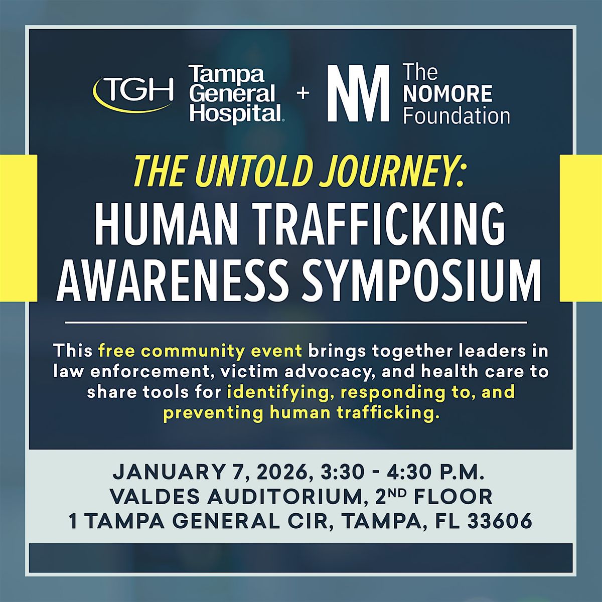 The Untold Journey: Human Trafficking Awareness Symposium
