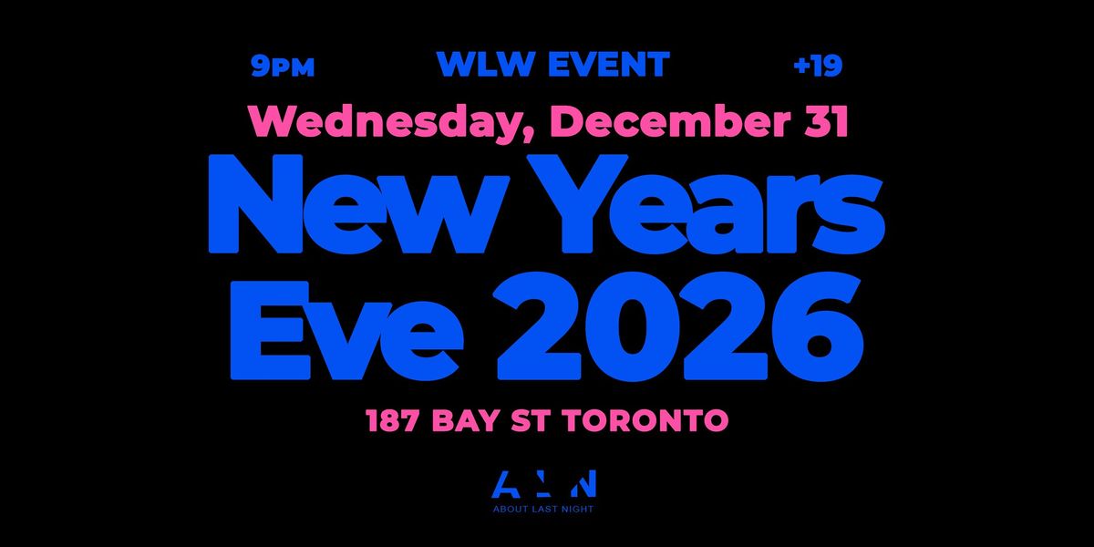 ALN  x NEW YEARS EVE 2026 - WLW LGBTQ+