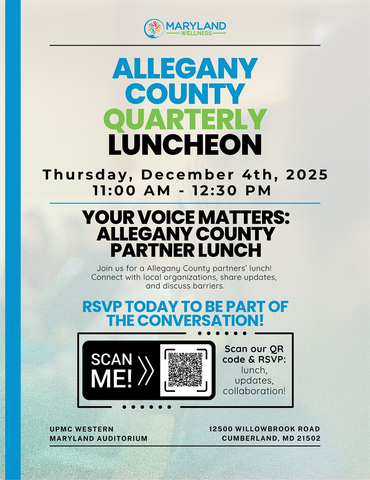 Allegany County Quarterly Luncheon
