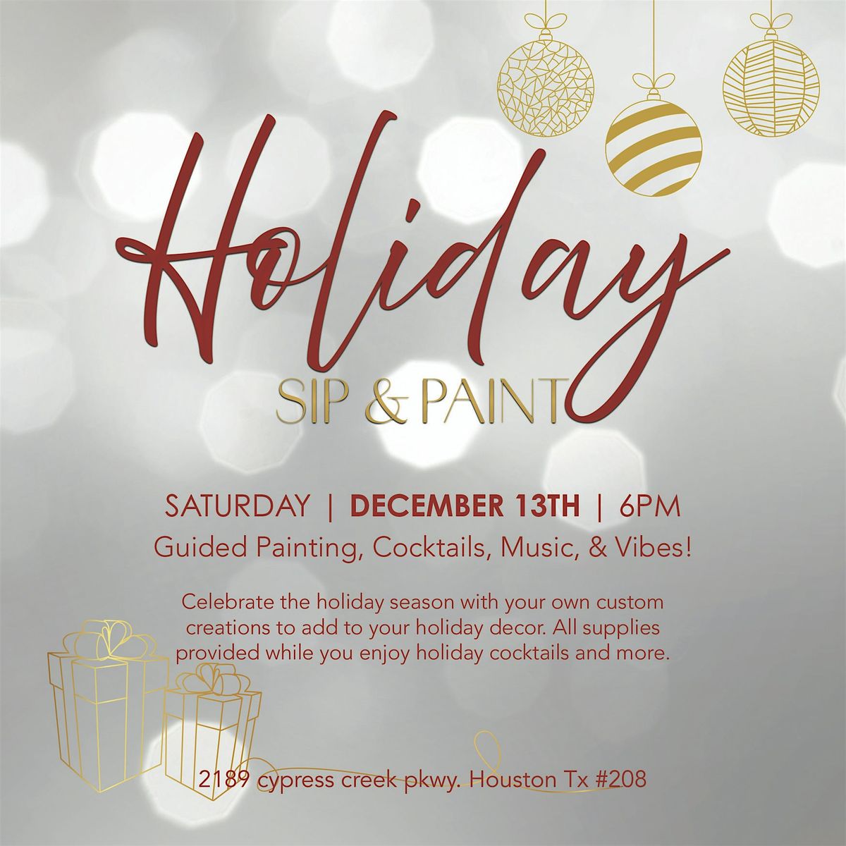 Holiday Sip & Paint