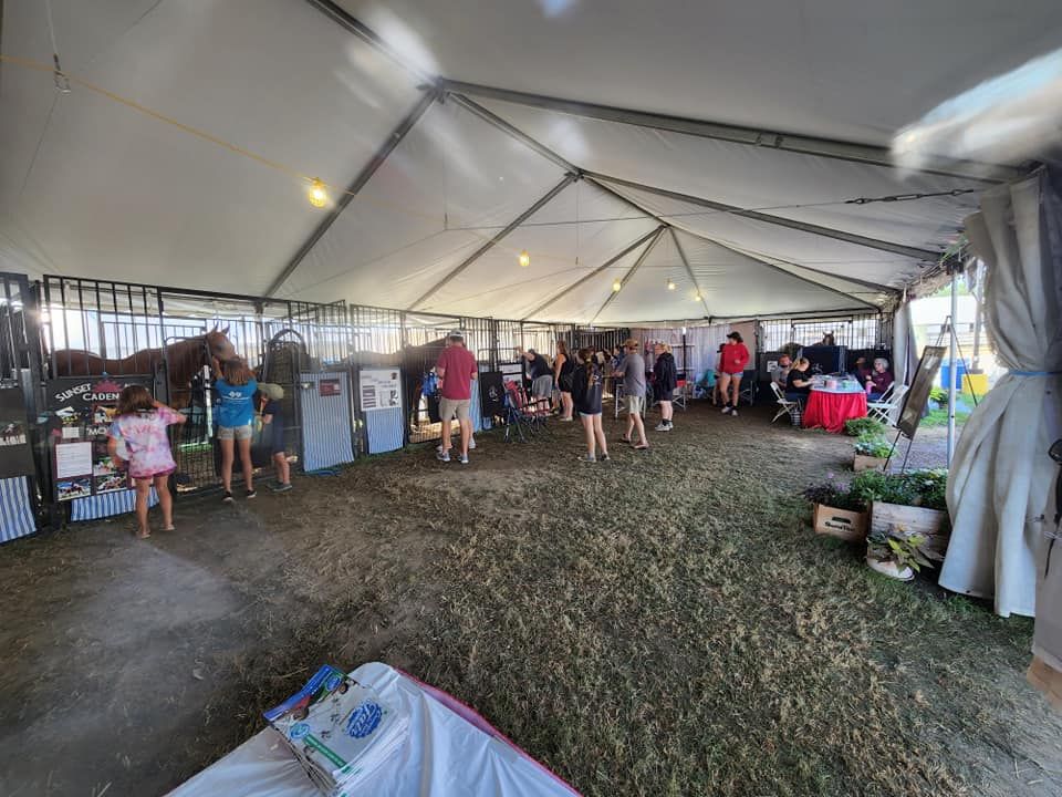 Horse Tent at the 2023 Champlain Valley Fair Champlain Valley Fair
